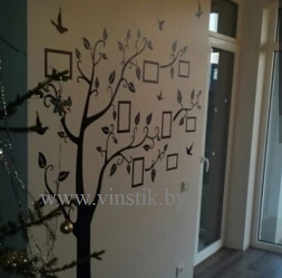 фото покупателей наклейка на стену наклейка дерево дерево на балконе
