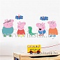 Наклейка "Свинка Пеппа и семья (Peppa Pig)"